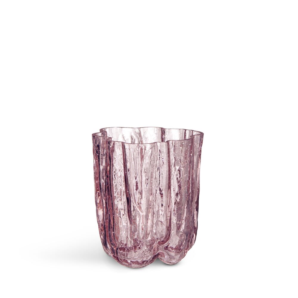 Crackle vase pink 121mm - Bild 2
