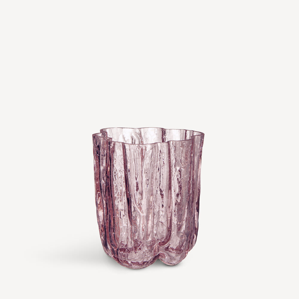 Crackle vase pink 121mm - Bild 5
